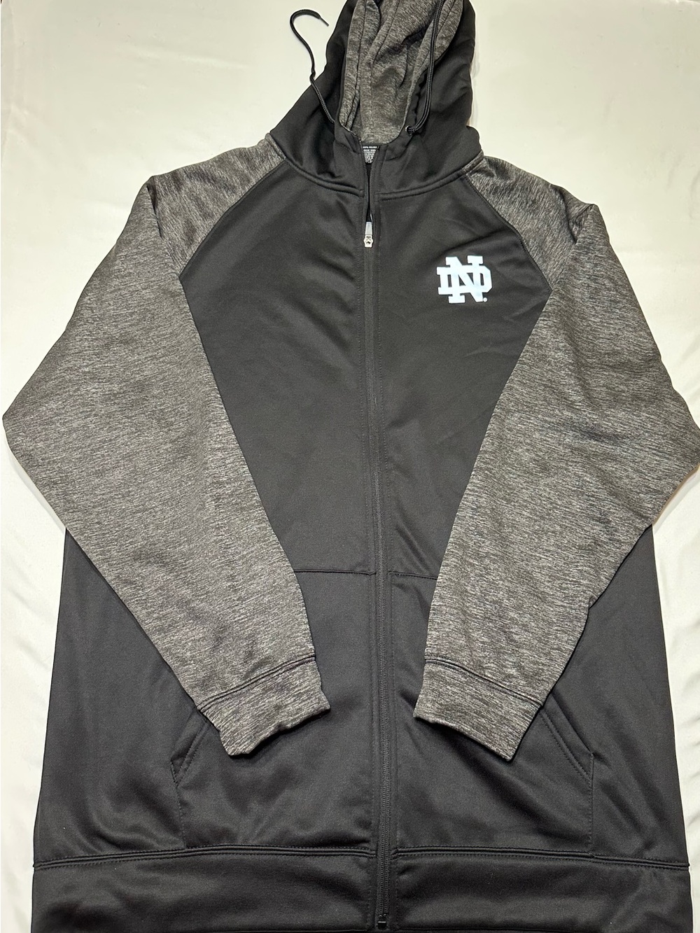 Colosseum Notre Dame Fighting Irish Full-Zip Raglan Hoodie Men's 1XT